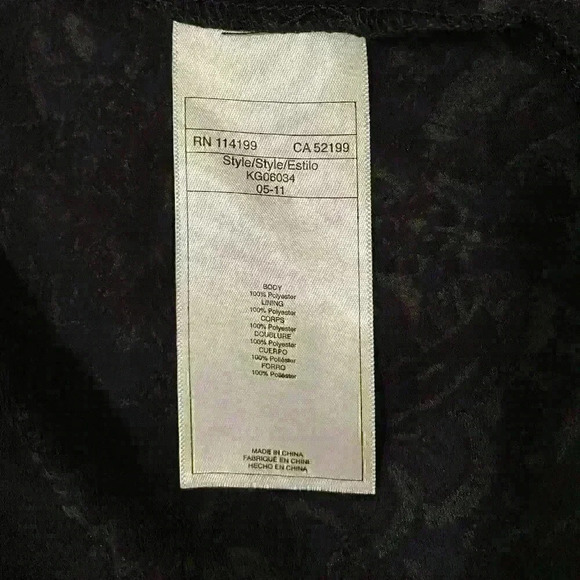 Quiksilver Paisley/Leaf Print Tank Mini Dress - Picture 9 of 10